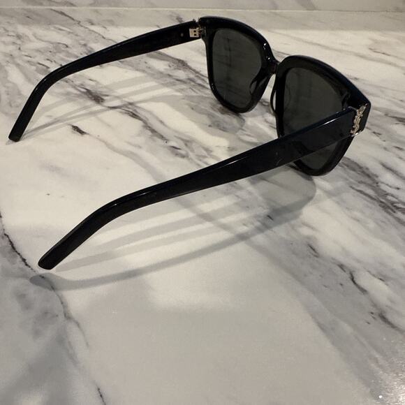 SAINT LAURENT Sunglasses Wellington BLK BLK Men's SLM40 003 54□18-140 - Picture 5 of 7